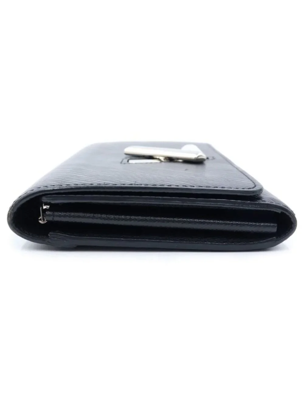 Louis Vuitton Portefeuille Twist Wallet Bifold Epi Leather Black